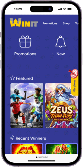 Win It casino mobile screenshot