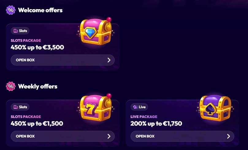 Slottio casino bonuses screenshot